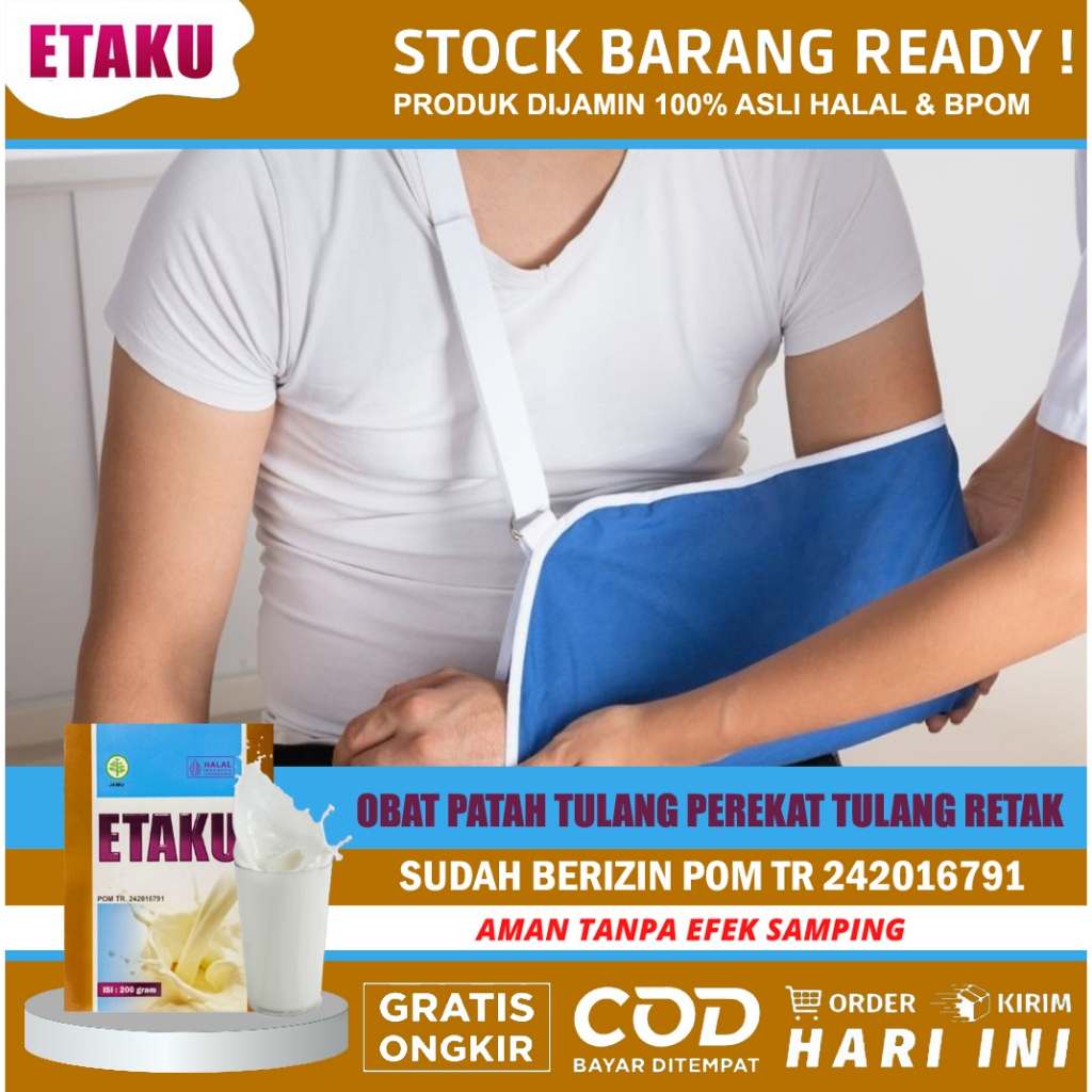 

Obat Patah Tulang dan Retak Penyambung Tulang Nutrisi Kalsium Tulang Herbal Susu Kambing Etawa | Walatra Etaku Goat Milk Original