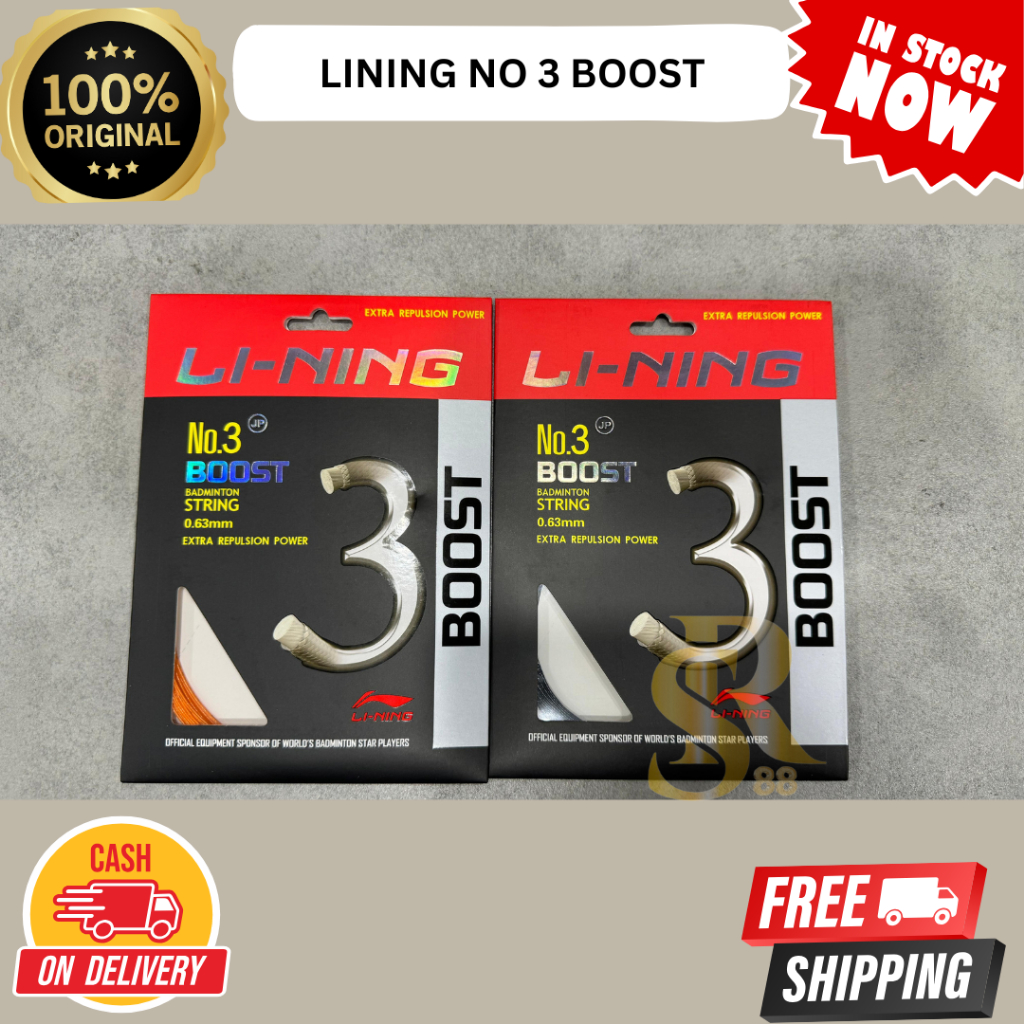 Senar Badminton Lining No3 Boost No 3 Boost Original