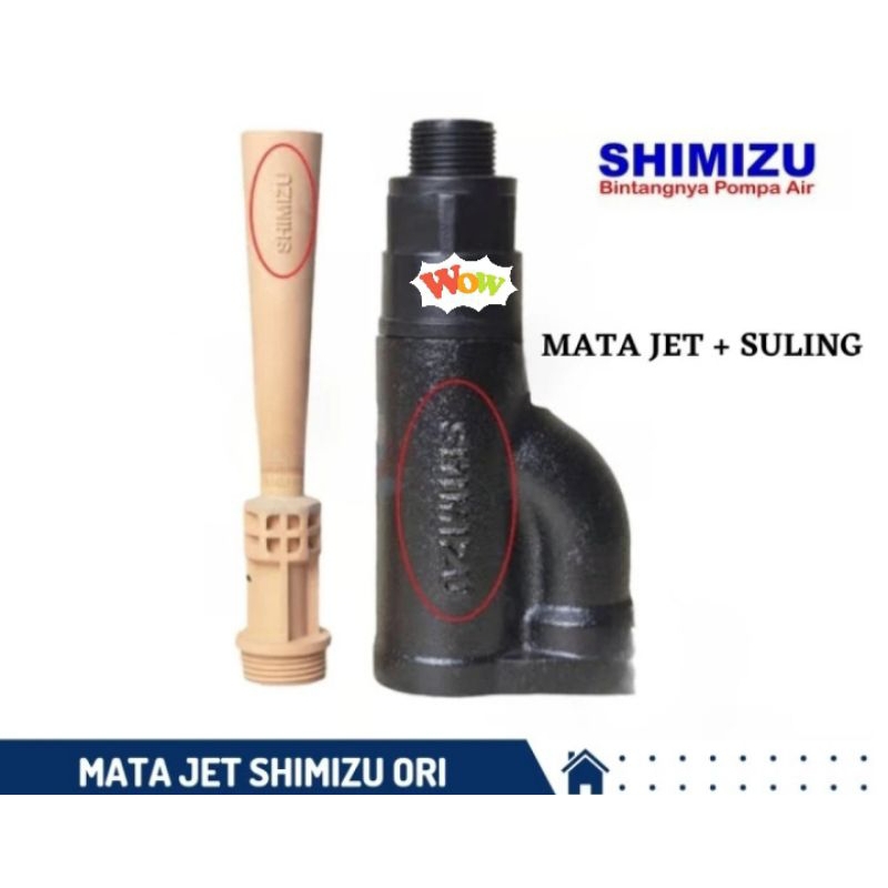 MataJet Shimizu kushus Pompa Jetpump Tipe PC-260/268/375/503 BIT Original