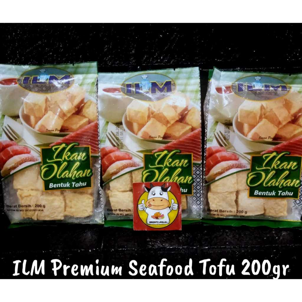 

ILM PREMIUM SEAFOOD TOFU 200GR/500GR-FROZEN FOOD-BRONTZ JOGJA