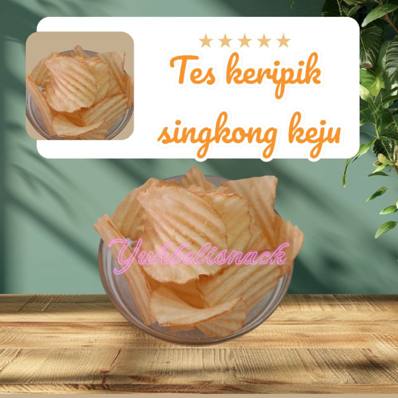 

keripik singkong keju tes 250gr