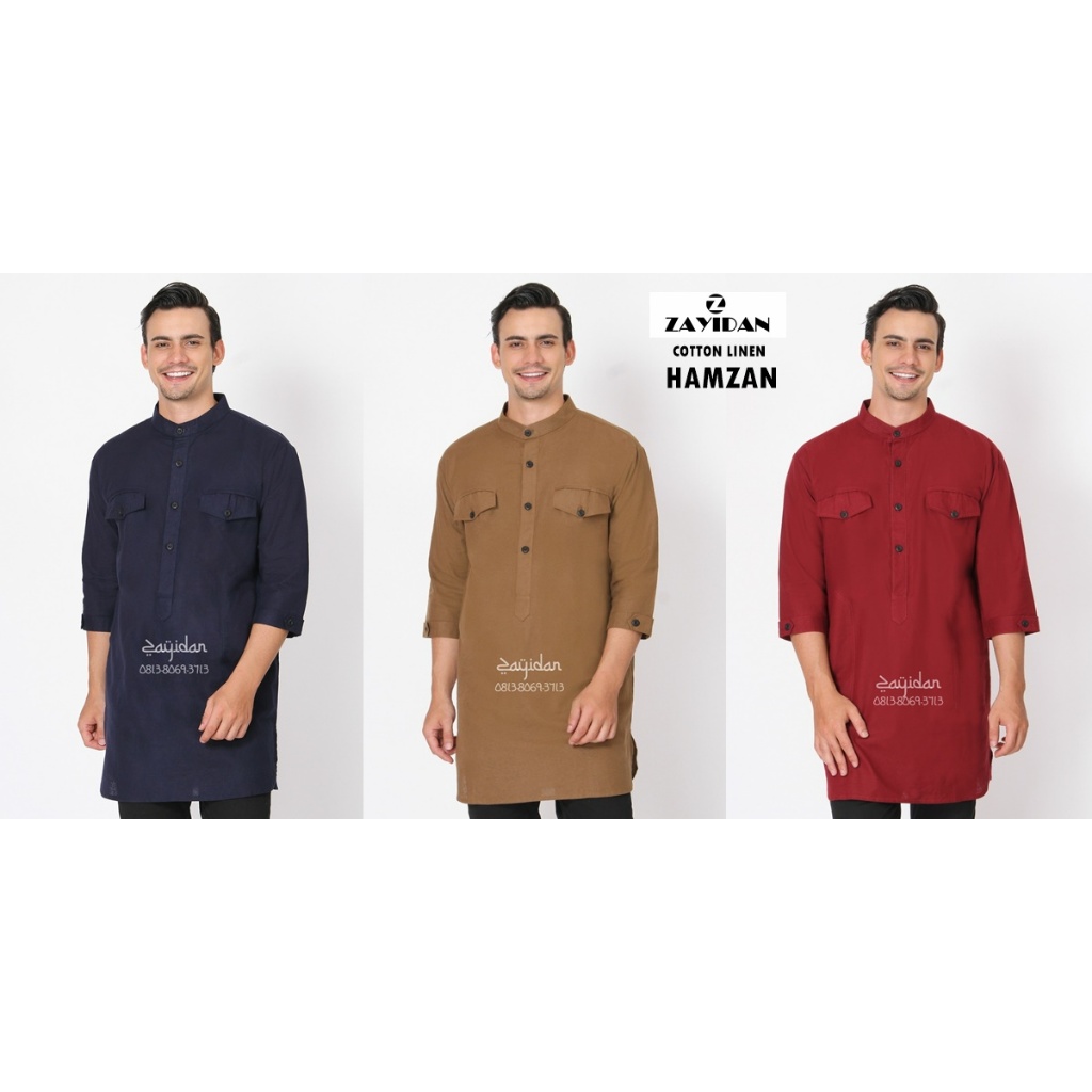 Baju Koko Gamis Muslim Pria Hamzan Zayidan | Koko Pria Hamzan By Zayidan