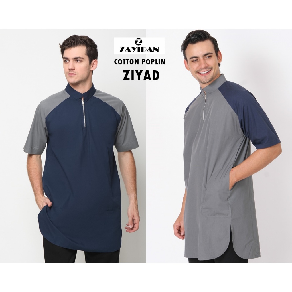 Baju Koko Gamis Muslim Pria Ziyad Zayidan | Gamis Koko Pria Ziyad By Zayidan