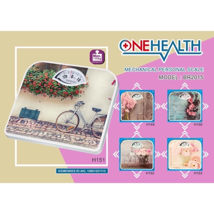 Onehealth Timbangan Badan Manual BR2015 / BR 2015 - Dewasa / Timbangan
