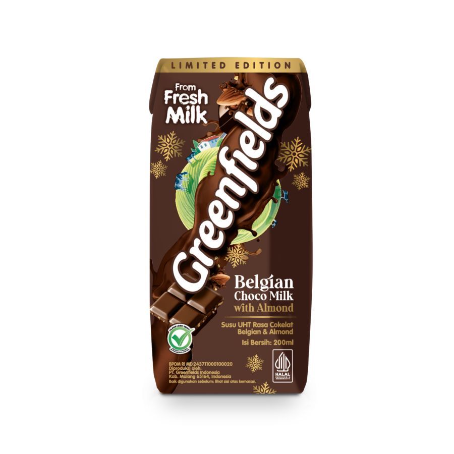 

Greenfields Belgian Choco Milk Almond 200 ml Barcode 8993351129969