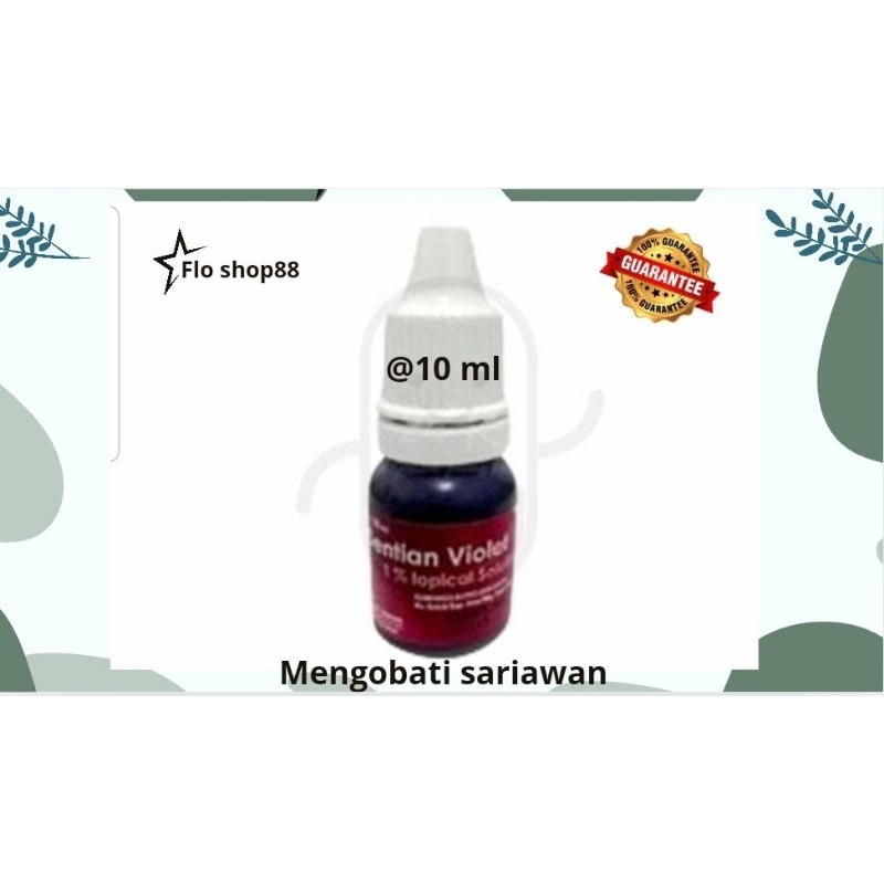 A - GENTIAN VIOLET / GENTIAN VIOLET SARIAWAN / GENTIAN VIOLET 10ML/ GENTIAN VIOLET AFI