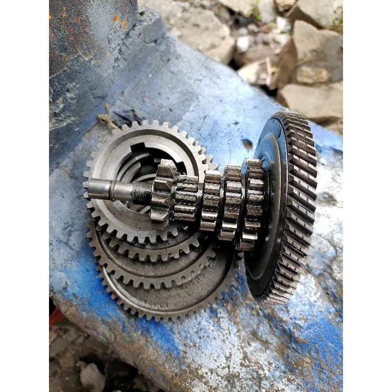 gear gearbox gigi susun gearset vespa strada original copotan