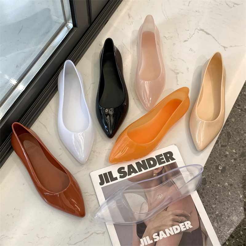 °RIRISTYLE.ID° Flatshoes Lancip/Flatshoes Jelly Lancip/Flatshoes Kerja/Sandal Formal Dan Nonformal/S