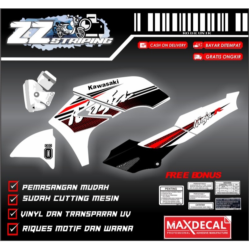 STRIPING MOTOR NINJA R CUSTOM