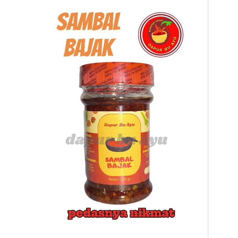 

SAMBAL BAJAK SAMBAL TERASI INSTANT SAMBAL PEDAS INSTANT