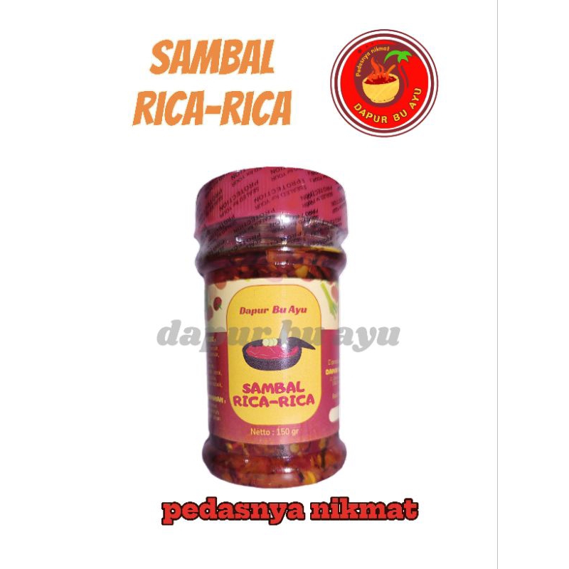 

SAMBAL RICA-RICA SAMBAL INSTANT SAMBAL BOTOL RICA-RICA PEDAS SAMBAL HOMEMADE