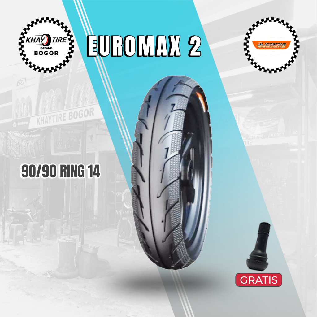Ban Motor Matic Blackstone Euromax 90/90 Ring 14 Tubeless