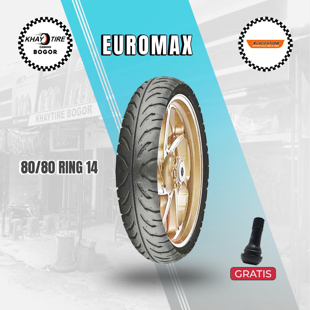 Ban Motor Matic BLACKSTONE EUROMAX 80/80 Ring 14 Tubeless