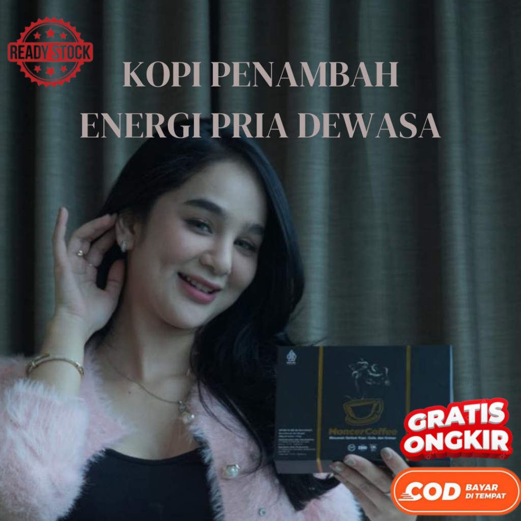 

100% ORIGINAL - NF KOPI M000NCERR PENAMBAH ENERGI YANG DIBUTUHKAN PRIA DEWASA - HALAL MUI - BPOM