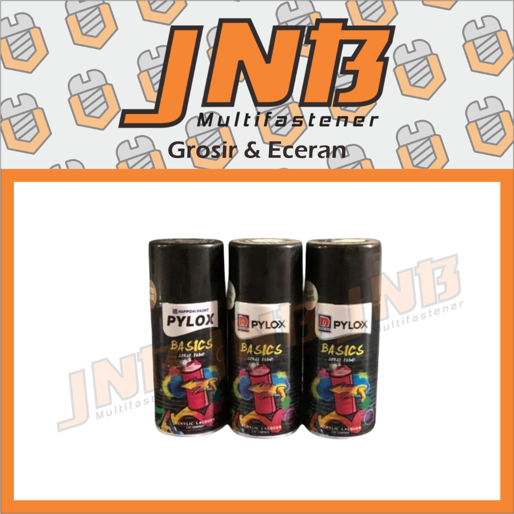 Pylox Basics Nippon Paint 300cc Cat Semprot Pilok Pilox Biru Putih Hitam Clear Silver Epoxy Hijau Go