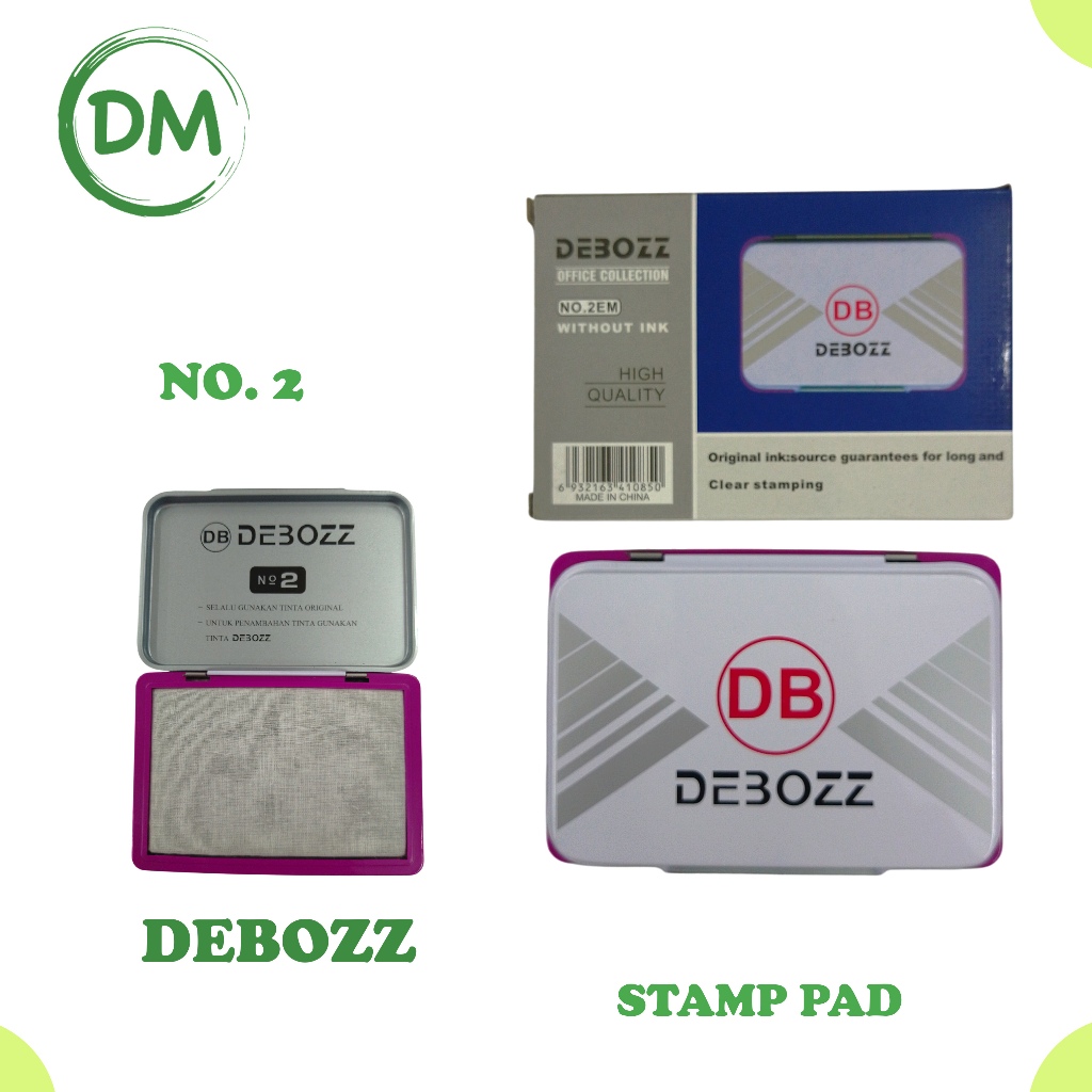 

DM-STAMP PAD DEBOZZ BESAR NO 2 BANTALAN STEMPEL DEBOZZ ORIGINAL