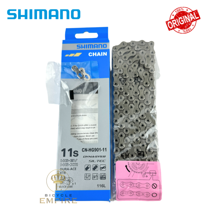 Rantai Sepeda Shimano HG 901 CN-HG901-11 Speed XTR Dura Ace XT SLX 105 Bicycle Empire