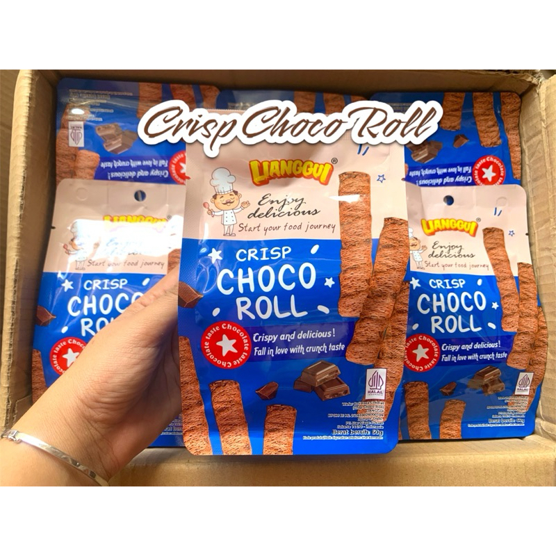 

CRISP CHOCO ROLL SUPER ENAK|HARGA TERMURAH|