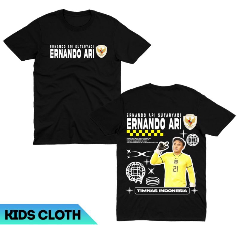 BISA COD KAOS ANAK ERNANDO ARI TIMNAS INDONESIA PLAYER BAJU ANAK ERNANDO ARI TIMNAS INDONESIA PLAYER