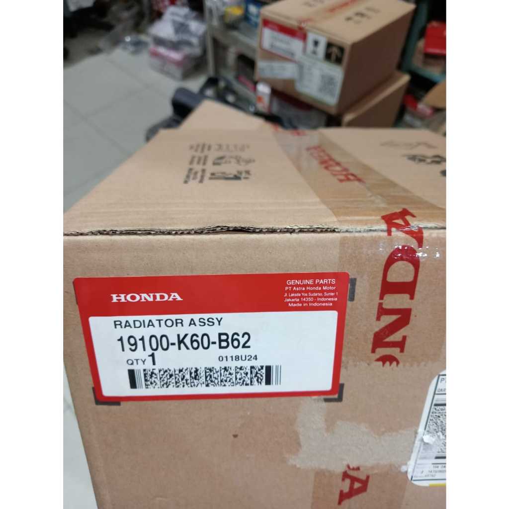 Radiator Vario 125 eSP K2V/VARIO 125 LED NEW 2022 / 19100-K60-B62 original ahm