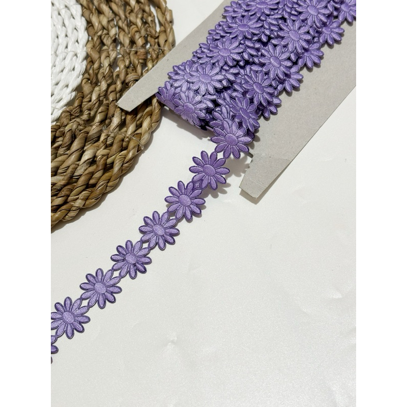 SALE RENDA MELATI ABISIN STOK RENDA BUNGA HIASAN BAJU