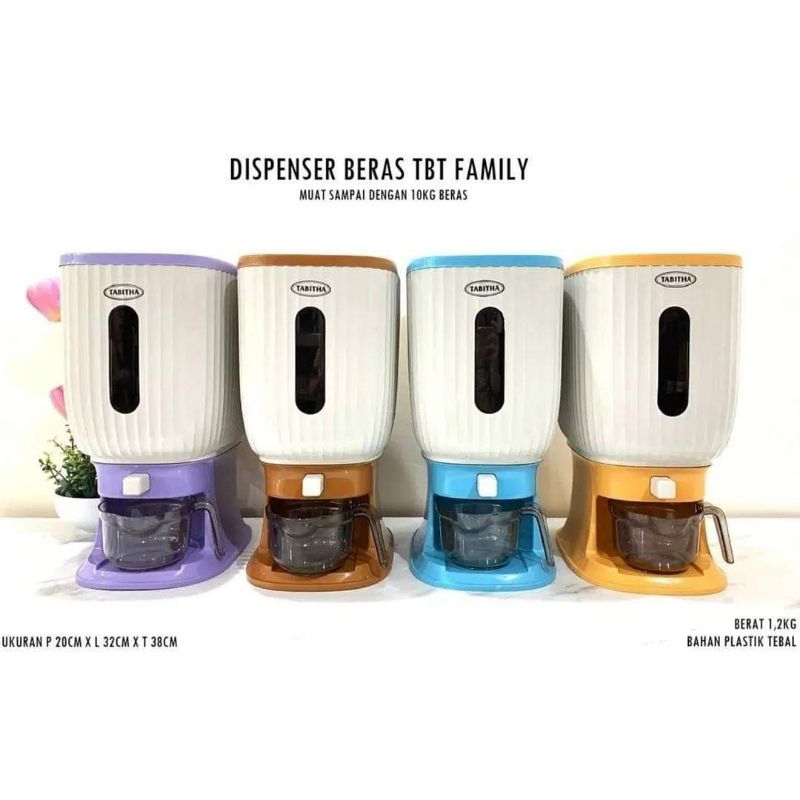 DISPENSER BERAS TABITHA ZORA 10 LITER
