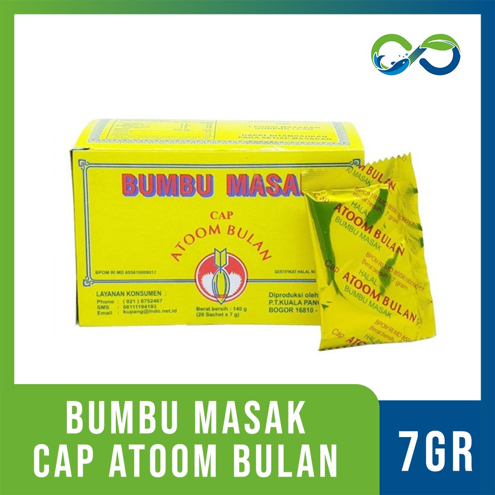 

[AquaEcoFarm] Bumbu Masak Cap Atoom Bulan Atom 1sachet Bandung