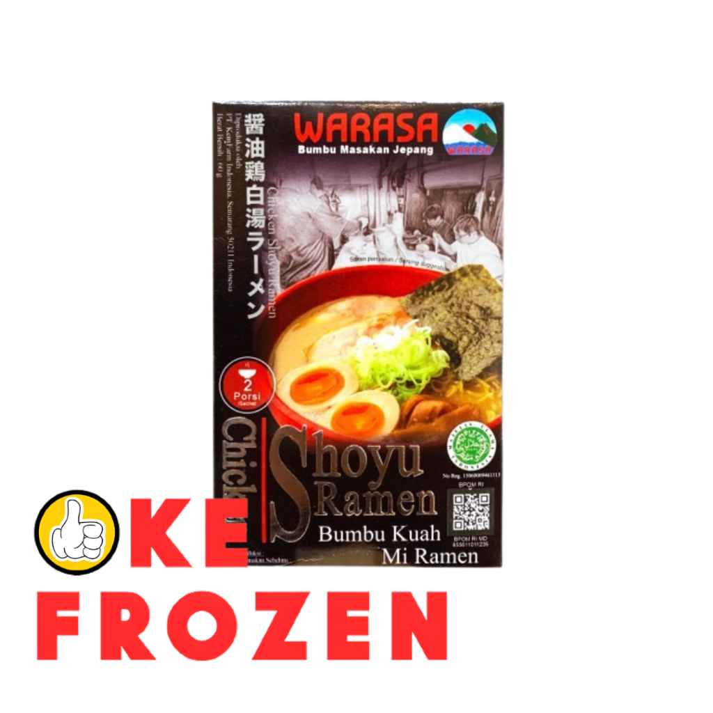 

WARASA CHICKEN SHOYU RAMEN 60GR / BUMBU MASAK INSTAN