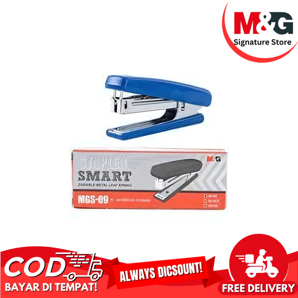 

Hekter Smart M&G MGS-09 No.10 12/240 ABS92786 Warna Hitam Biru Beige - Stapler Sekolah & Kantor