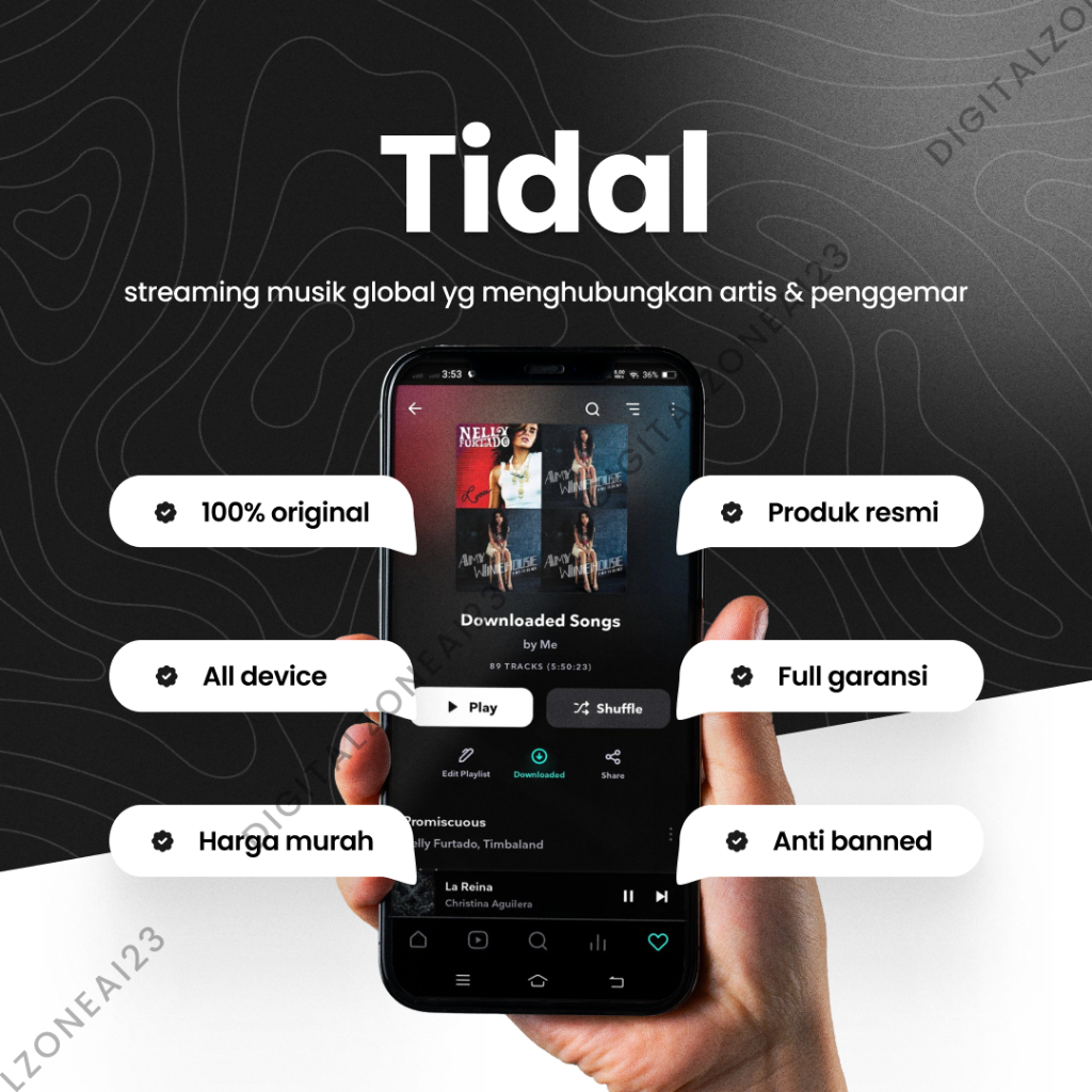 Tidal Hifi Master Music Premium Full Garansi