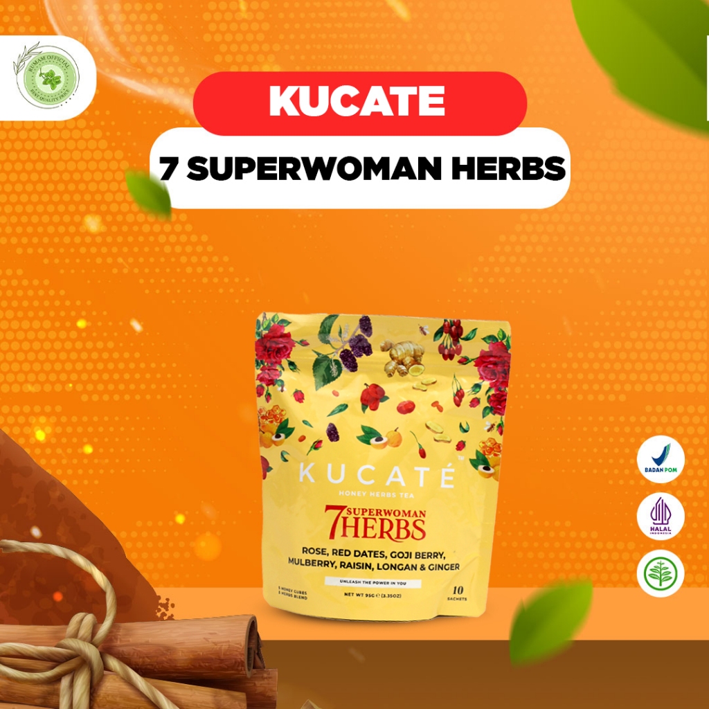 

Kucate - Kucate Superwomen Untuk Wanita berpantang dan Menysui Isi 10 Sachet