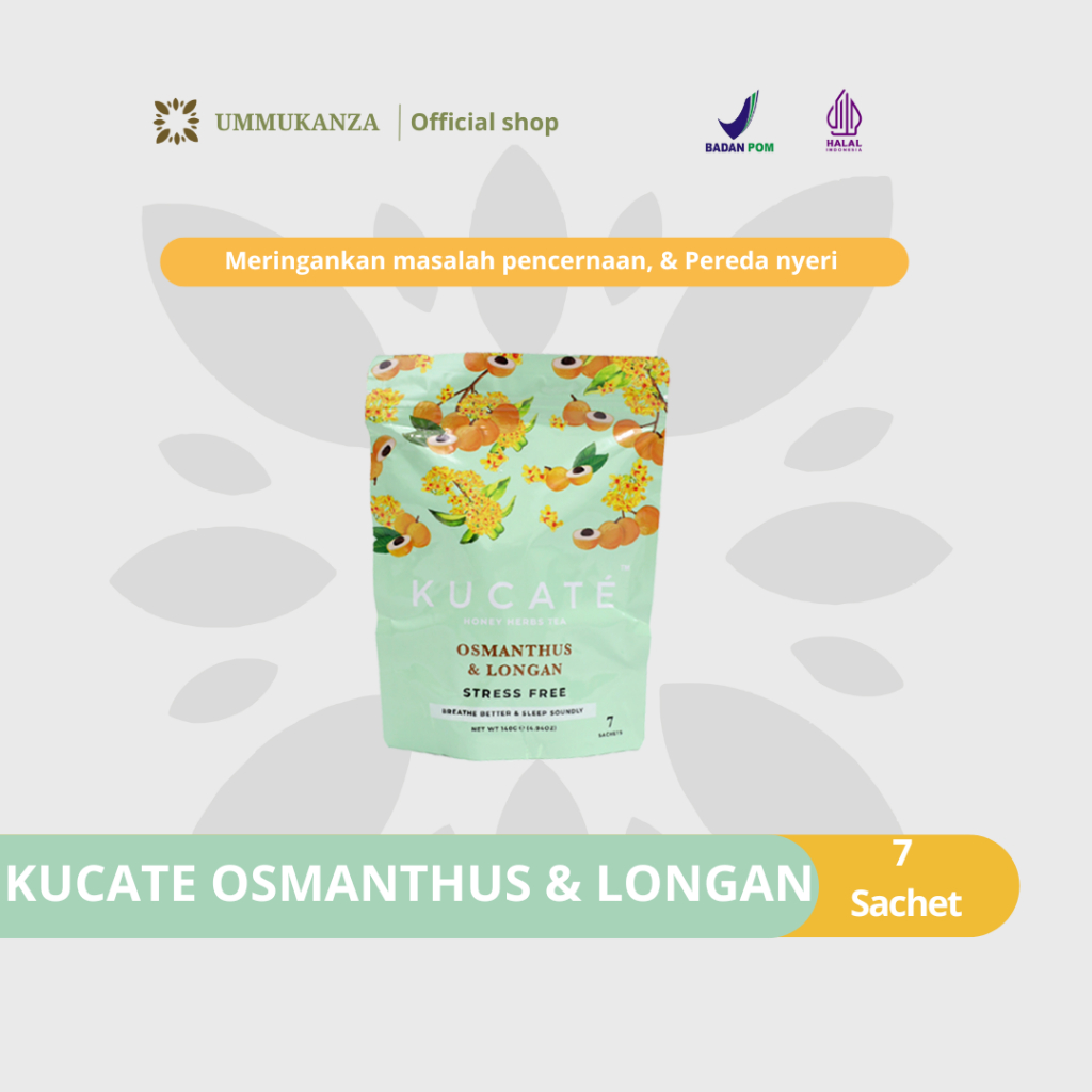 

Kucate - Kucate Stress Free Mengatasi Masalah Tidur Isi 7 Sachet