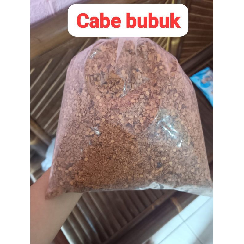 

100℅ cabe bubuk kering tanpa campuran 1kg