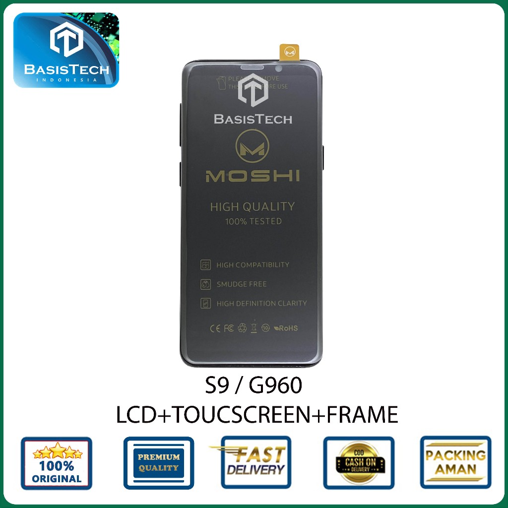 LCD SAMSUNG S9 - G960 +FRAME - MOSHI