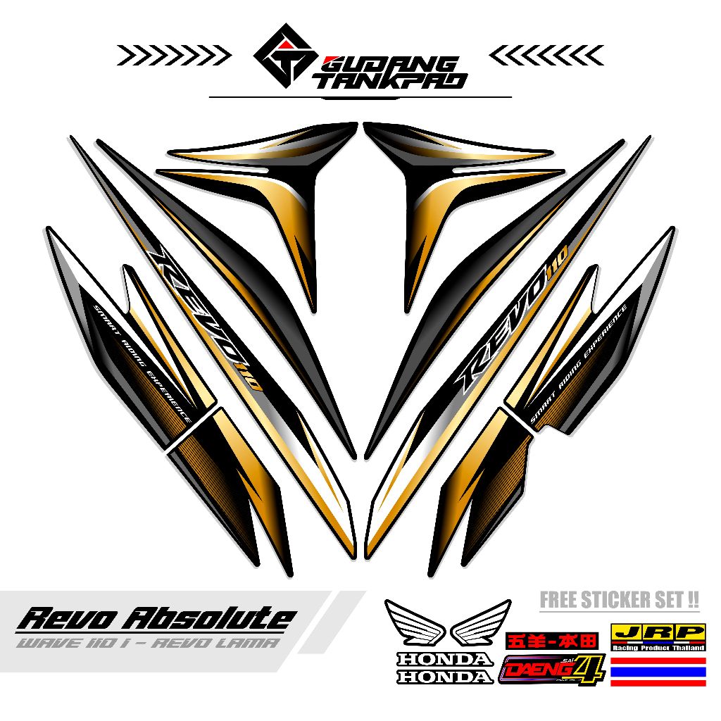 STRIPING MOTOR HONDA ABSOLUT REVO / MTF 25 / STIKER REVO / STRIPING REVO / STIKER VARIASI ABSOLUT RE