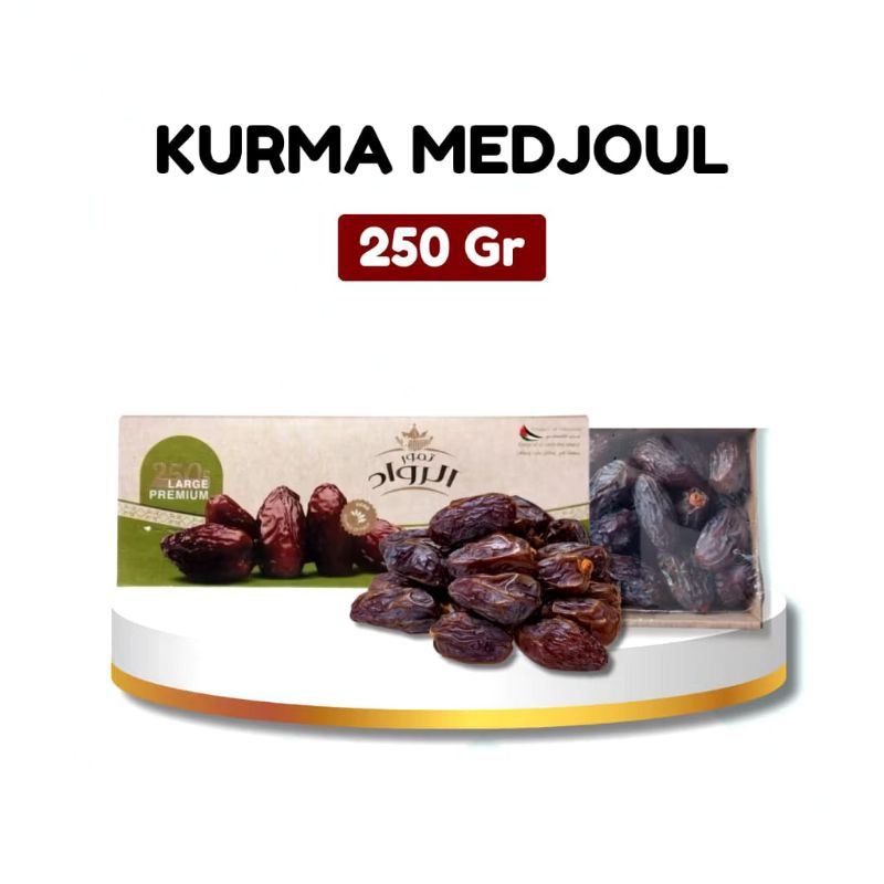 

Kurma Mejol Premium 250 Gr Lembut Besar