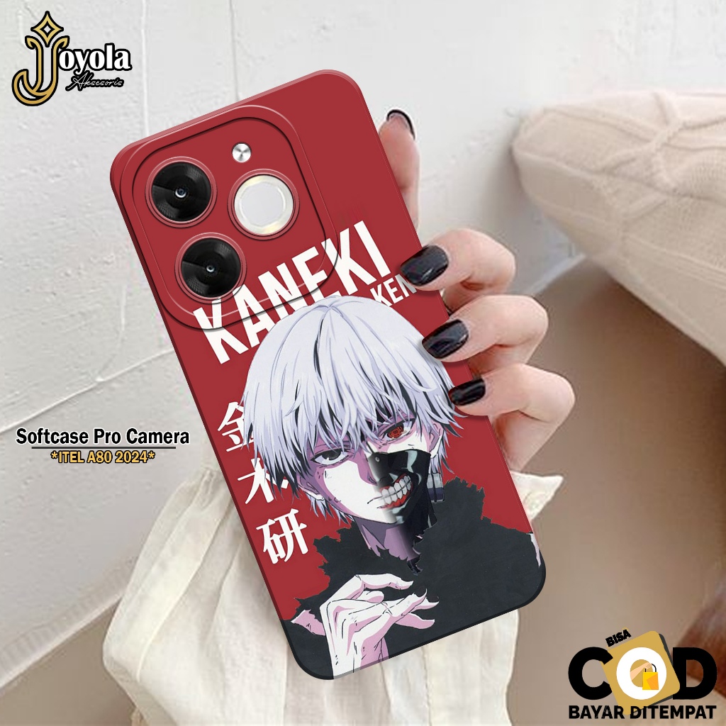JOYOLA Case ITEL A80 2024 Terbaru - Fashion Case Anime - Softcase ITEL A80 2024 - Pro Camera - Casin