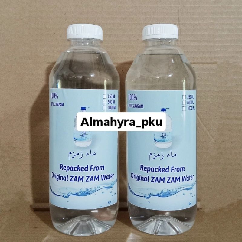 

ZamZam Kemasan Repack 1 L, 500ml, 250ml
