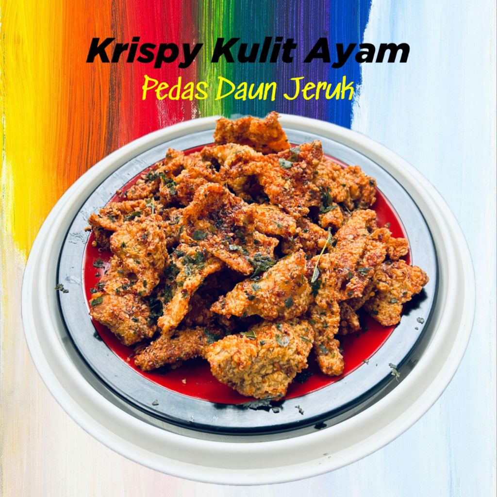 

100 Gram Keripik Kulit Ayam JK Rasa Pedas Daun Jeruk
