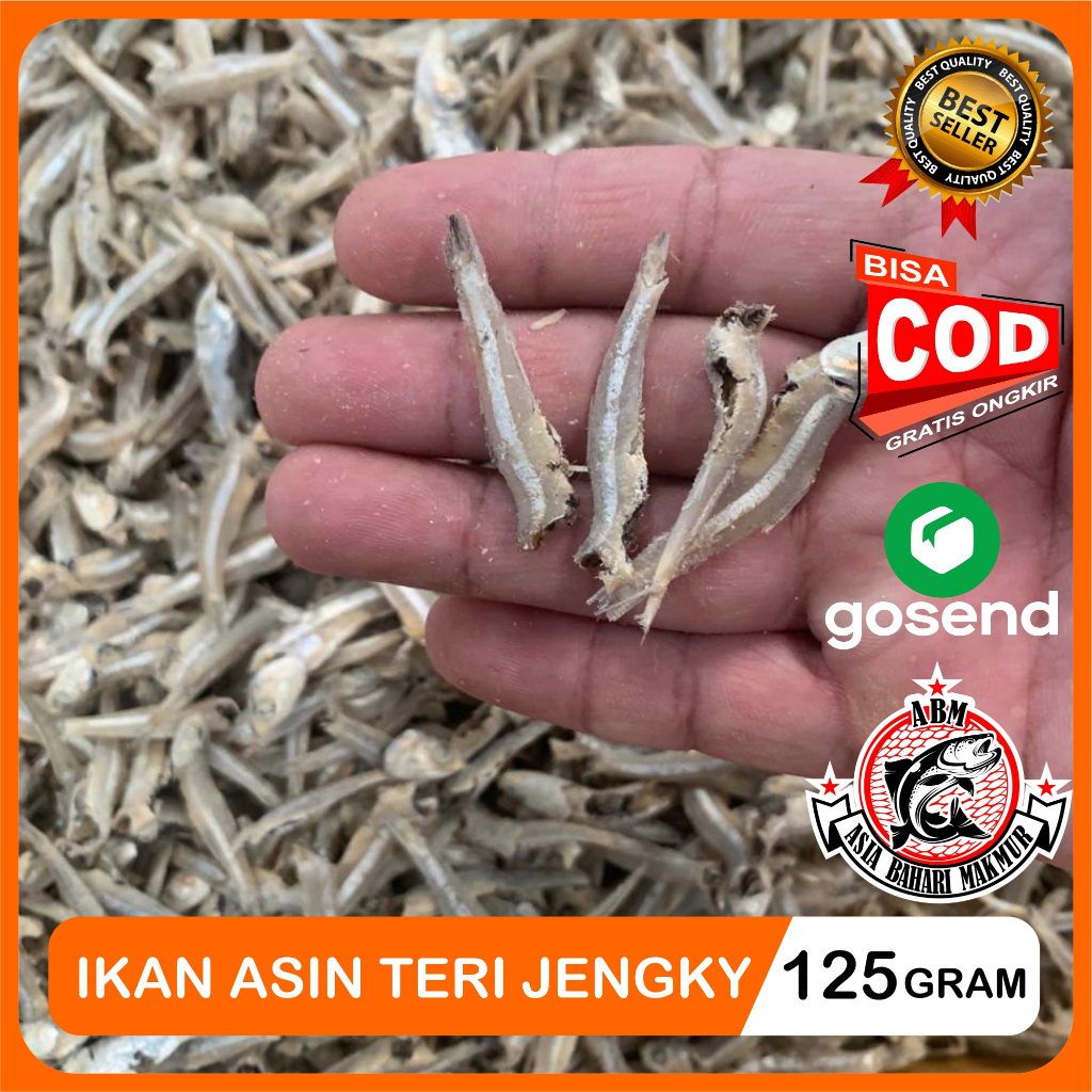 

Teri Jengky Ikan Asin Teri Jengky Vip 125gr