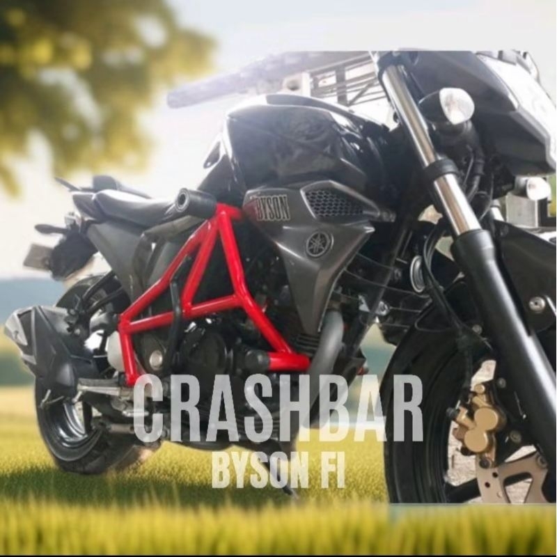 CRASHBAR YAMAHA BISON FI TUBULAR BYSON FI AKSESORIS BODY YAMAHA BYSON PELINDUNG BODY BYSON FI