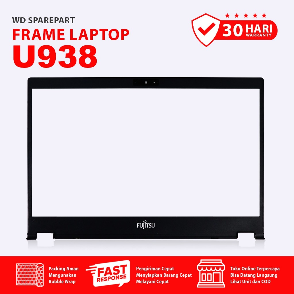 Casing Frame Housing B Laptop Fujitsu U938 Hitam