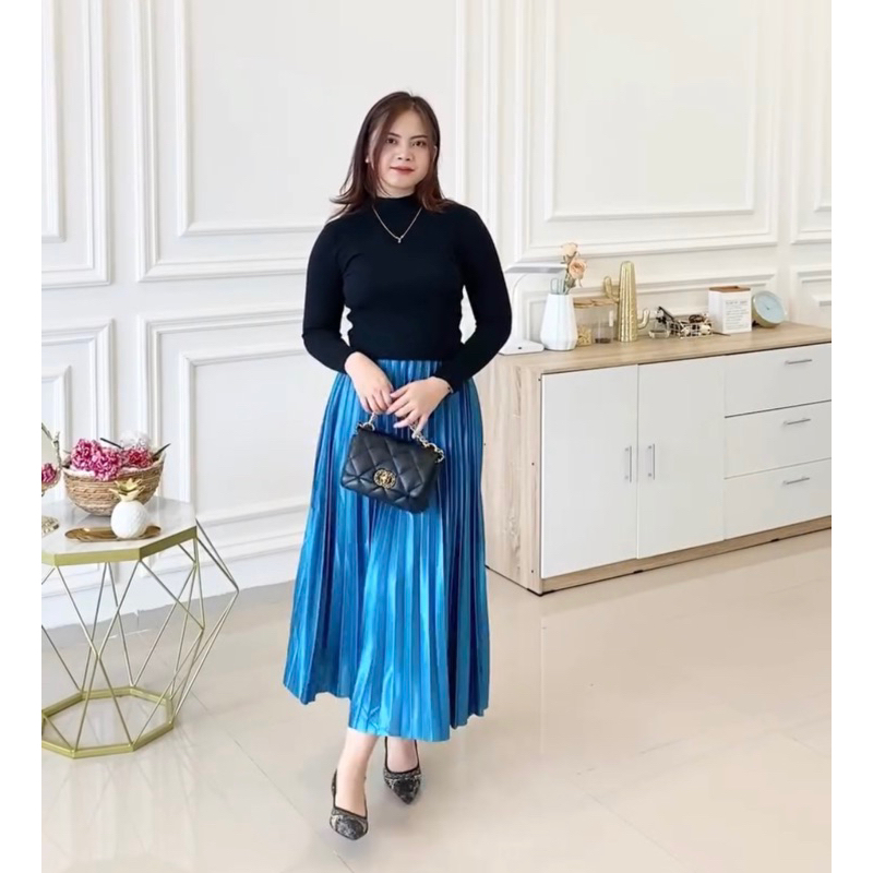 ROK PLISKET || BAWAHAN ROK IMPORT TERBARU || ROK BLUDRU VIRAL || OOTD FASHION WANITA ||