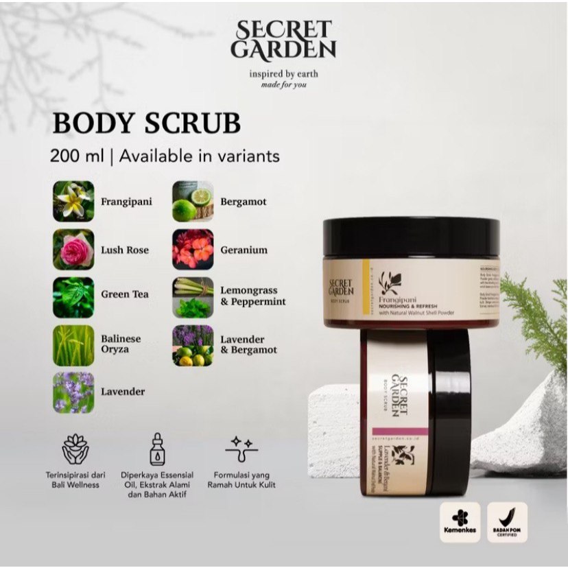 Secret Garden - Body Scrub 200ml