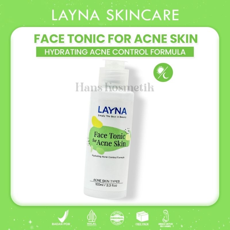 LAYNA SKINCARE - LAYNA TONER ACNE | LAYNA TONER JERAWAT | LAYNA | LAYNA SKINCARE | LAYNA SKINCARE BP