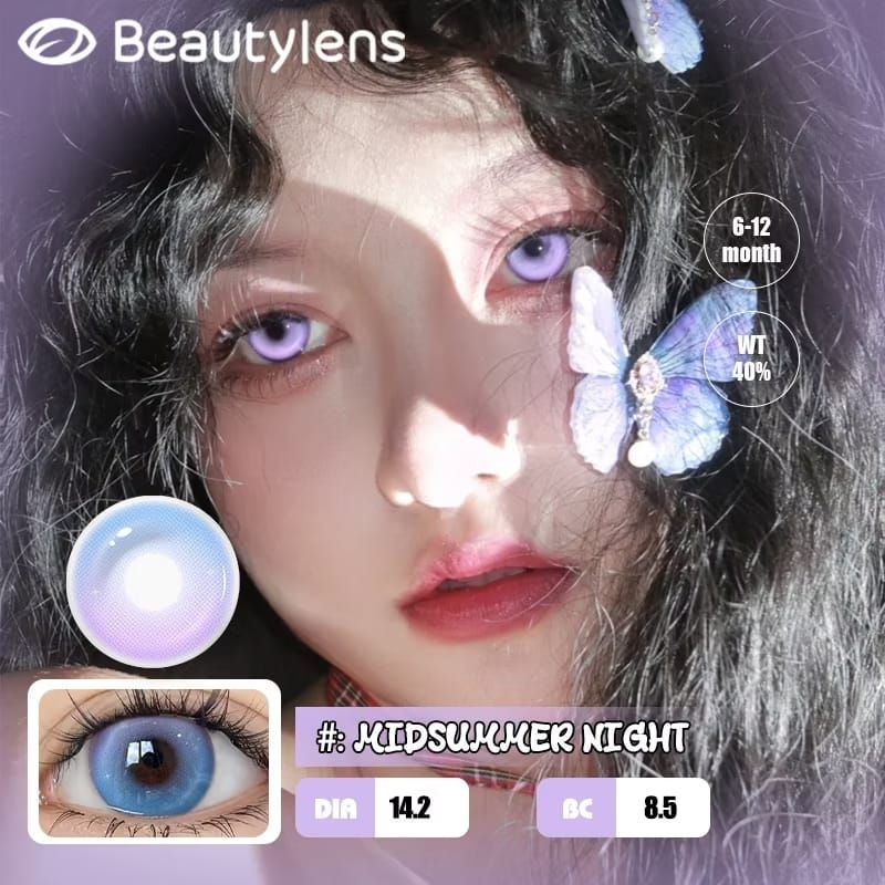 Softlens cosplay gradasi biru ungu midsummer night