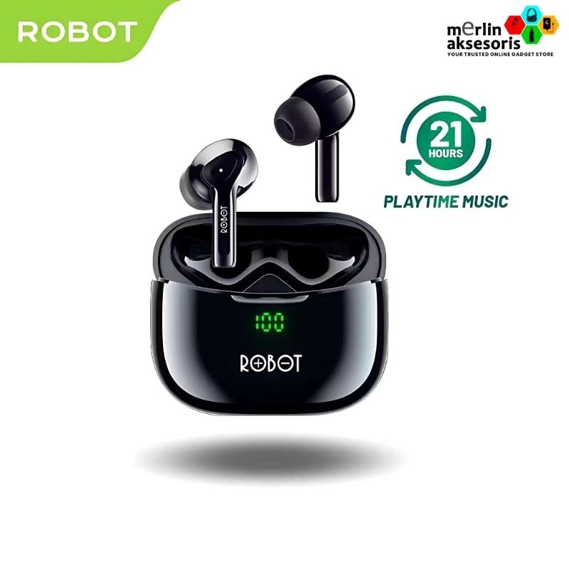 Robot TWS wireless earphone airbuds T30  original robot