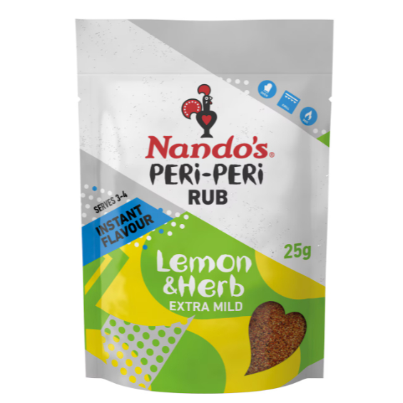 

Nando's Peri Peri Rub All Variant 25g Bumbu Tabur