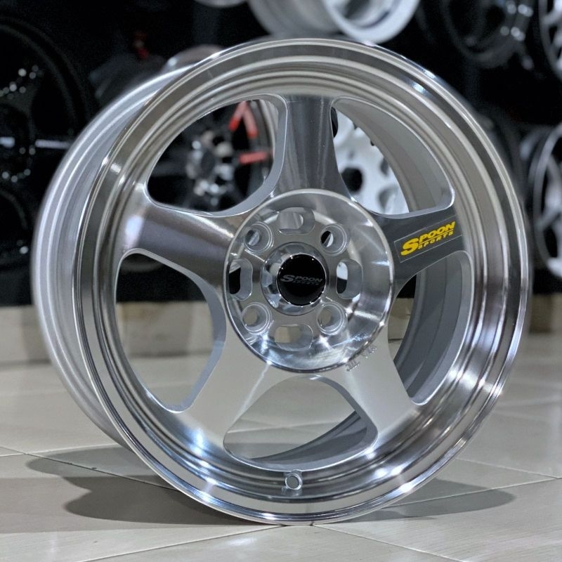 velg racing spoon r15 velg mobil ring 15 brio,agya.yaris.jazz.mobilio.freed.swift dll