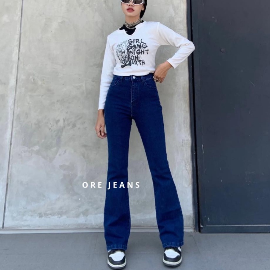 Limit ORE  HW Zizy Cutbray Jeans Wanita Bioblue
